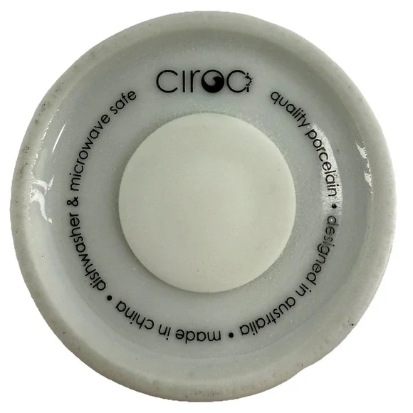 Ciroa Oiseau Coffee Travel Mug W/Lid Bird on a Vine Black and White Unused New - Picture 3 of 8